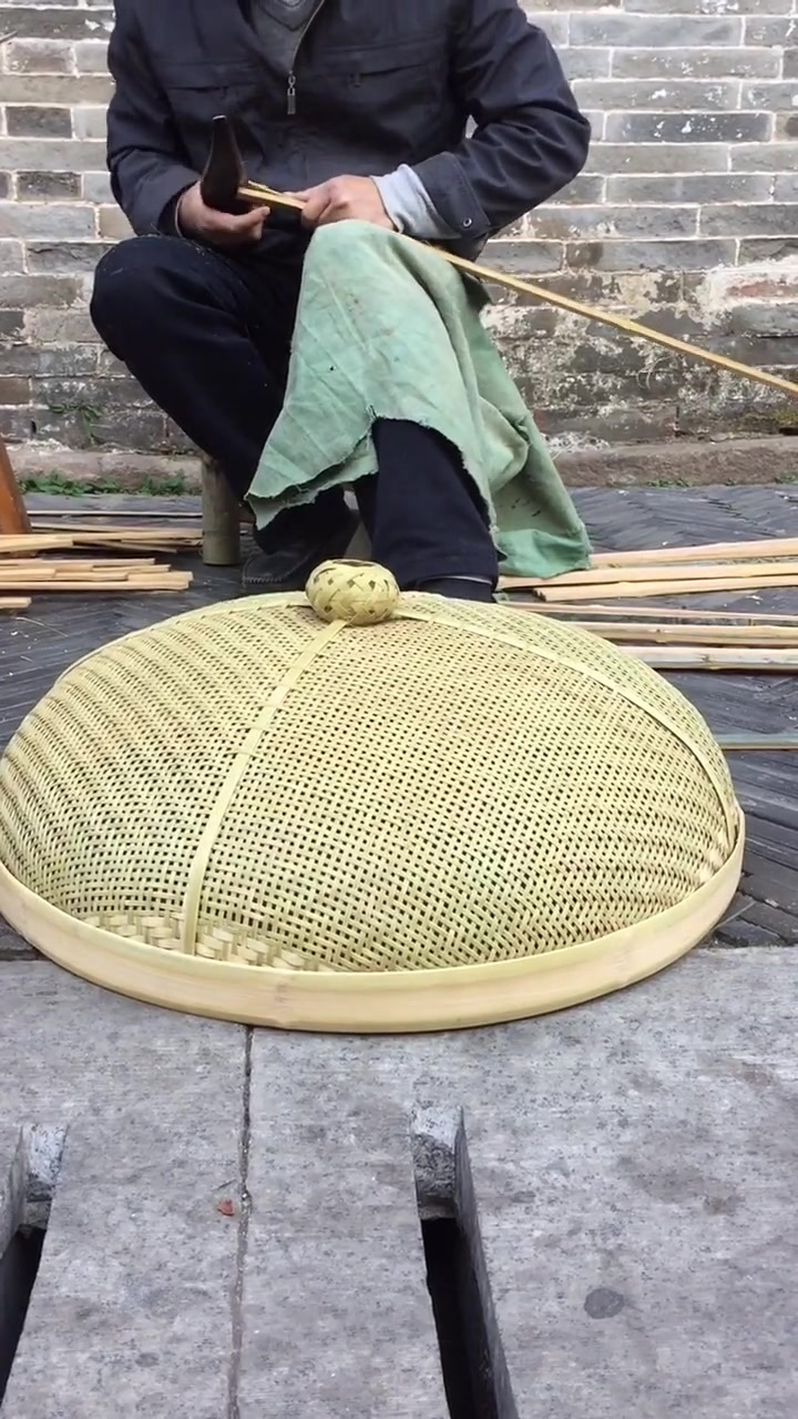 竹编菜罩!