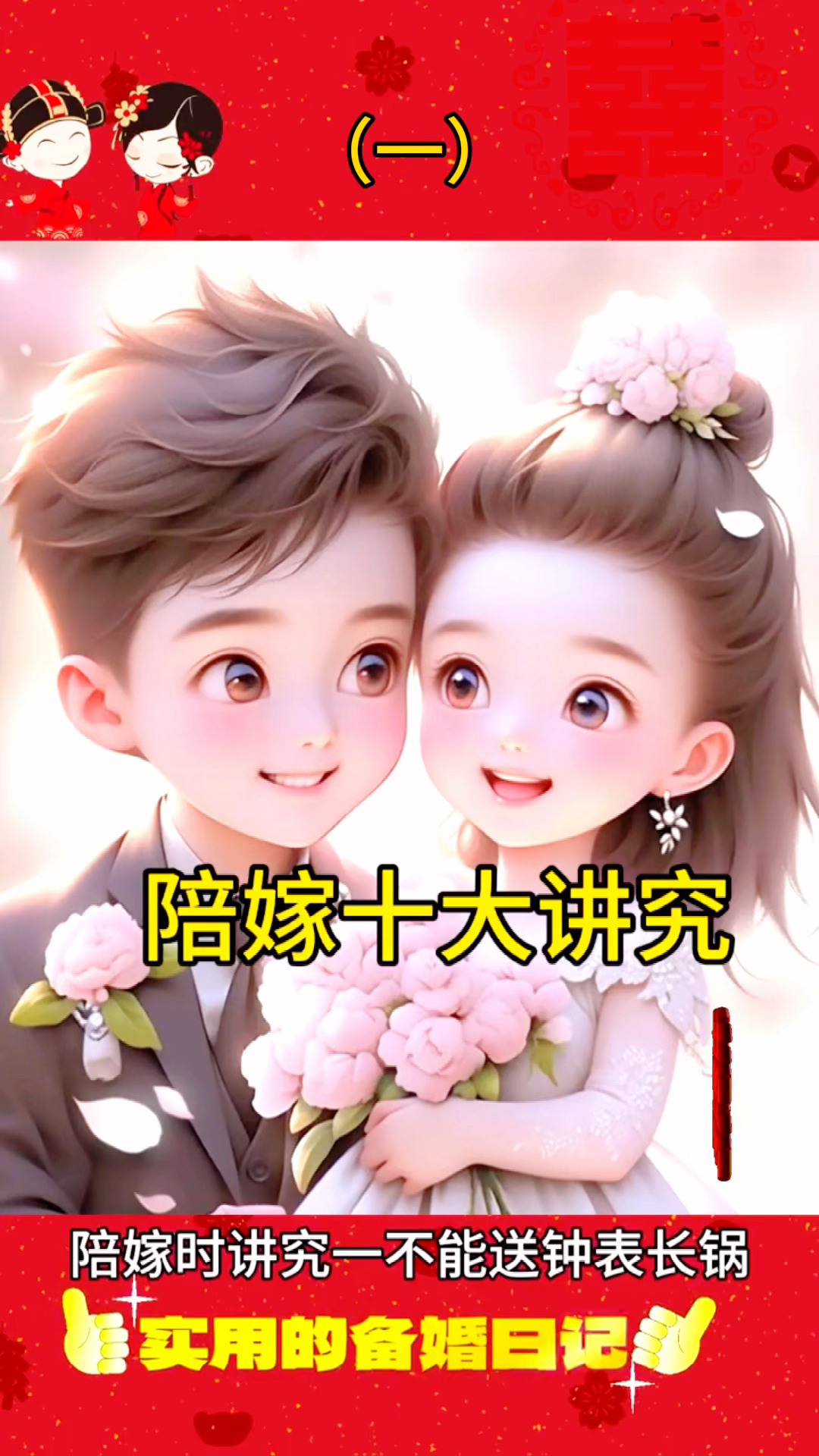 备婚姑娘一定要看,陪嫁十大讲究