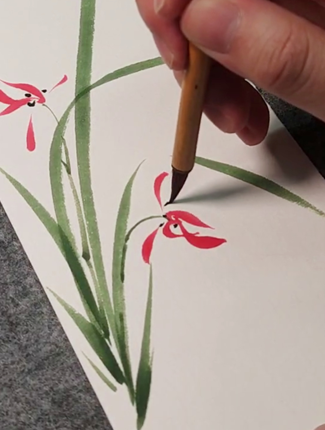 「国画教程」国画兰花简易口诀