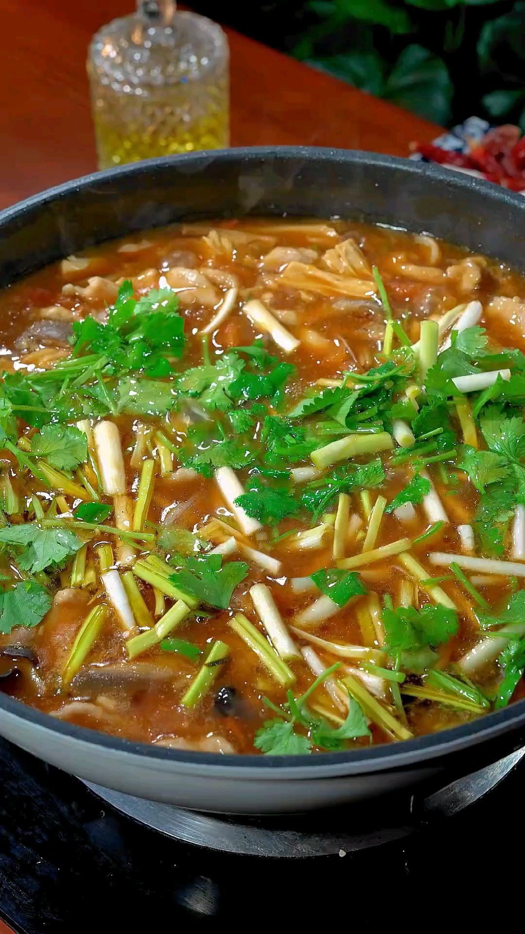 番茄肉片汤,很好喝