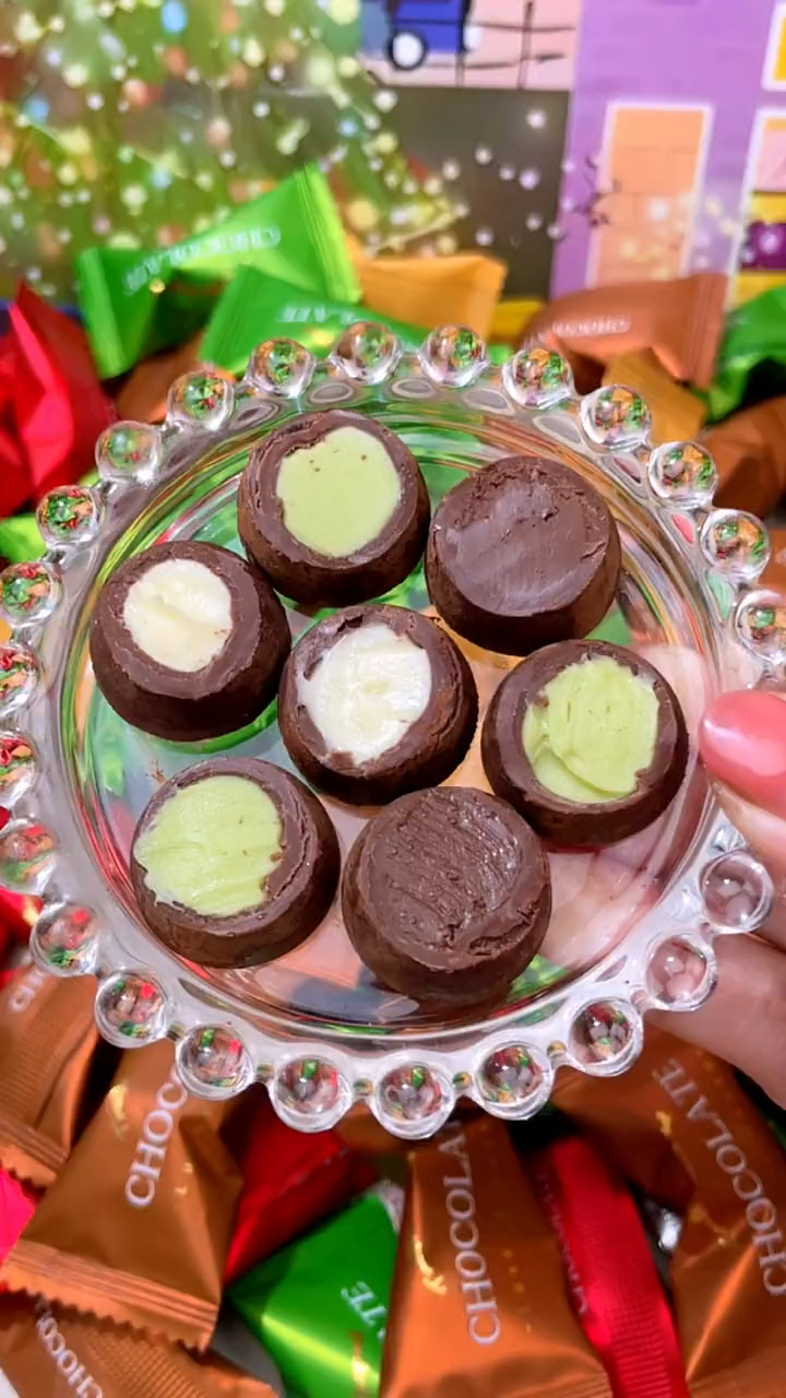 松露巧克力,自己吃或送礼都很合适!#新春年货不打烊#