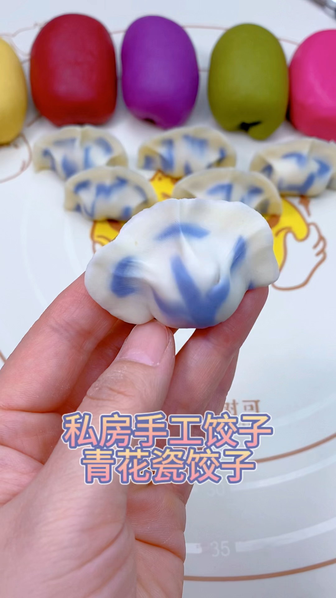 私房手工饺子,青花瓷水饺,你喜欢吗