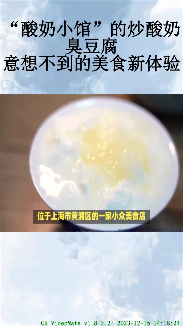 “酸奶小馆”的炒酸奶臭豆腐:意想不到的美食新体验