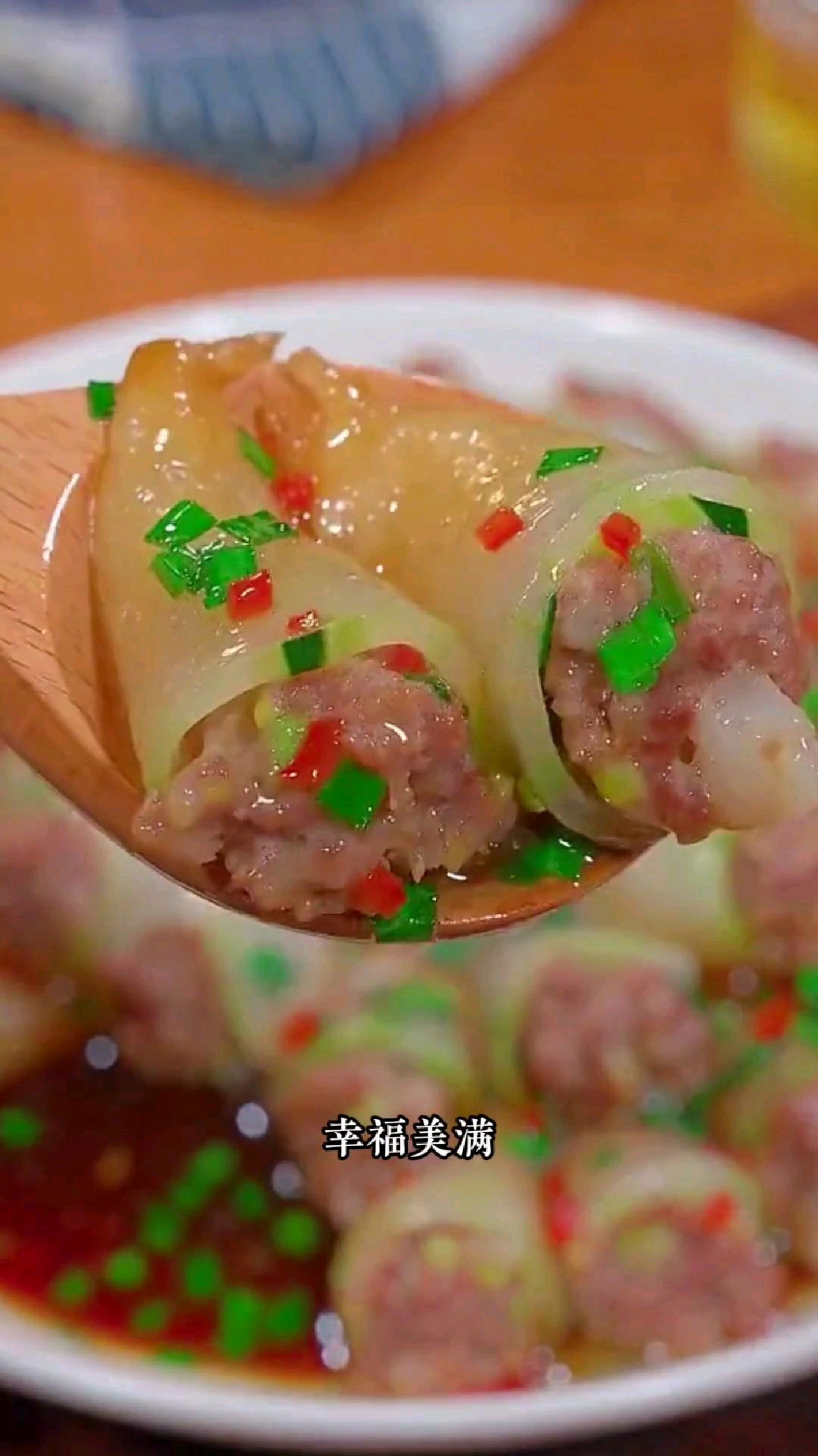 冬瓜肉沫简单做出一道美食,花开富贵#家常菜#美食菜谱