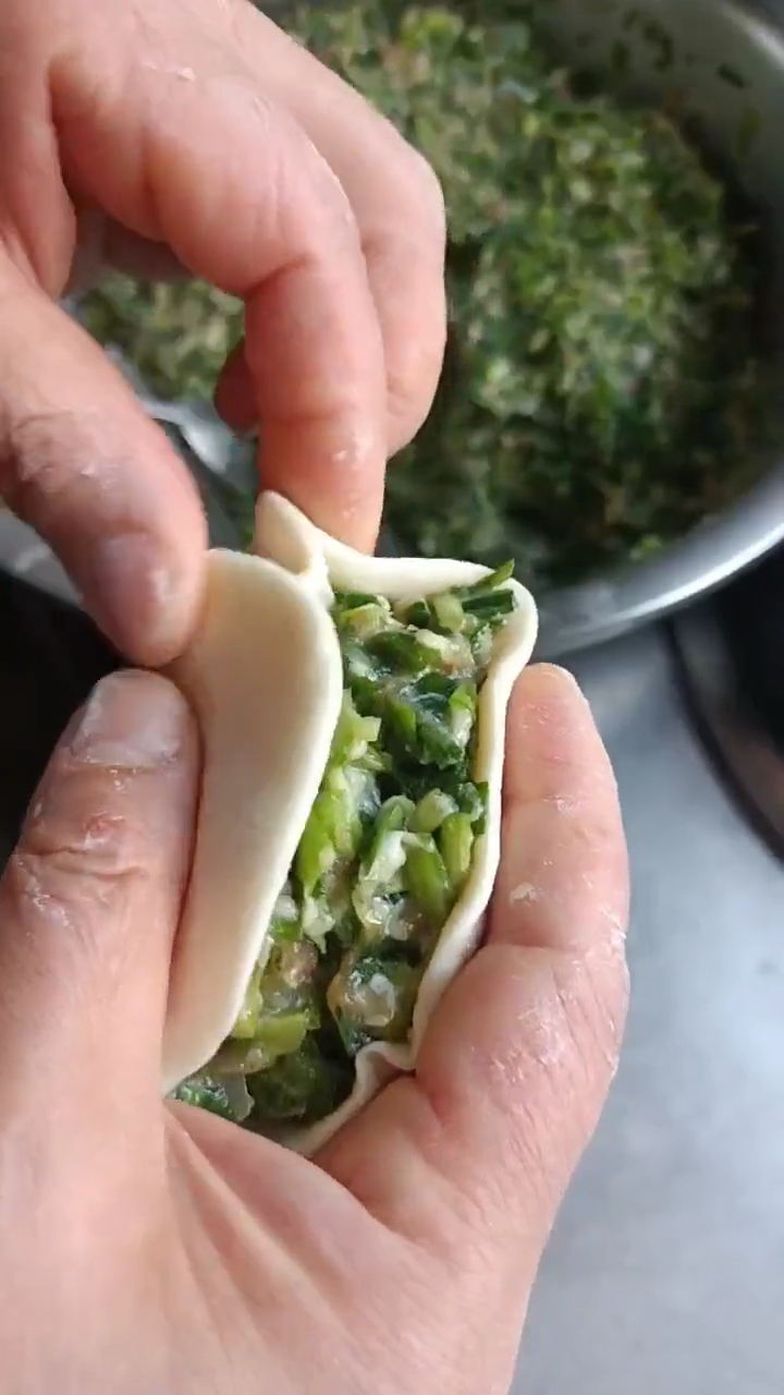 包麦穗包子的手法