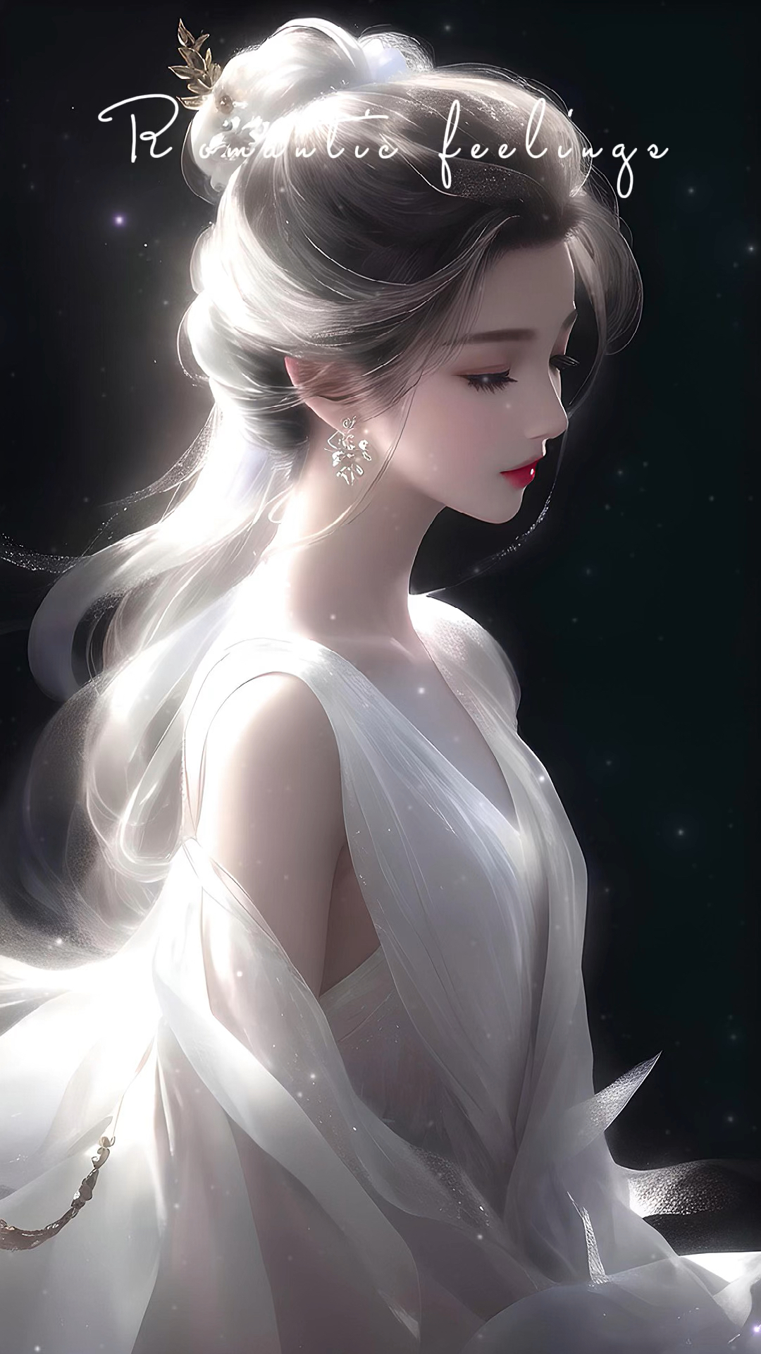 白色系女生头像