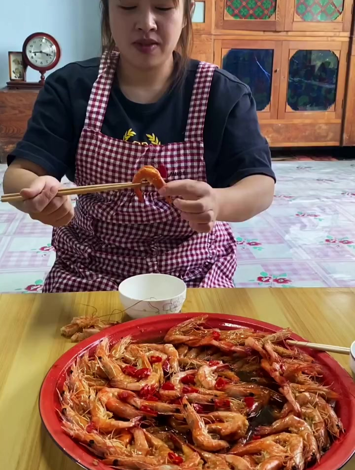 蒜蓉开片虾 味道顶呱呱