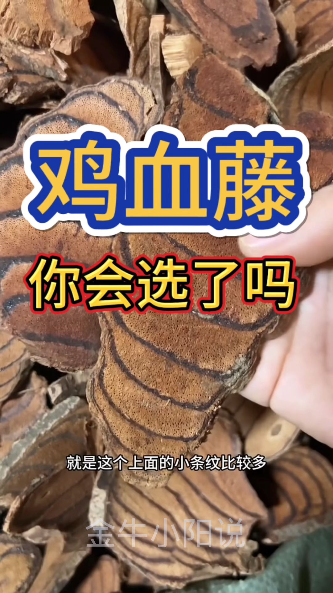 鸡血藤,你选对了吗?现在知道怎么选鸡血藤了吗?