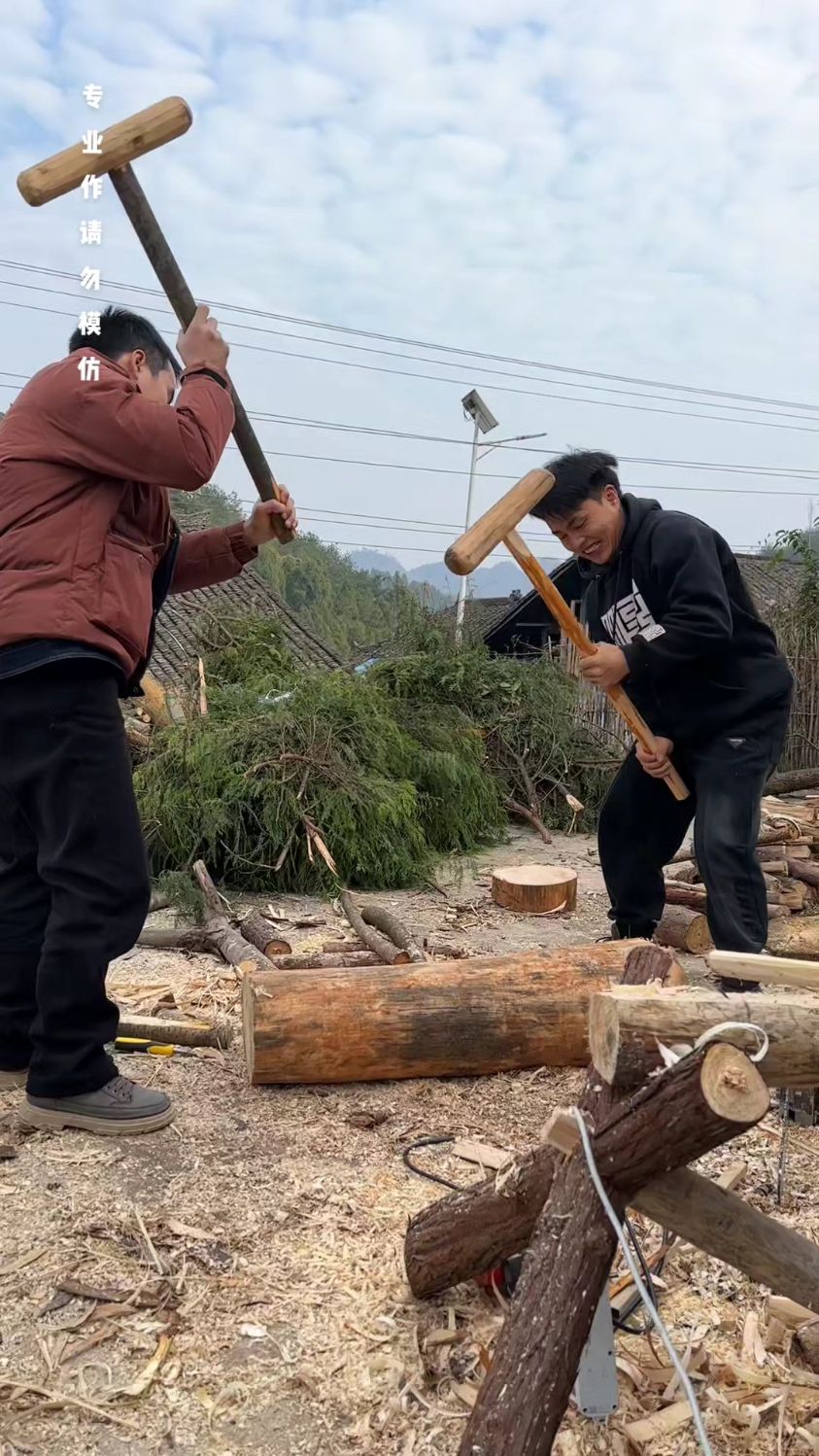 兄弟们 明天打糍粑了 要来嘛