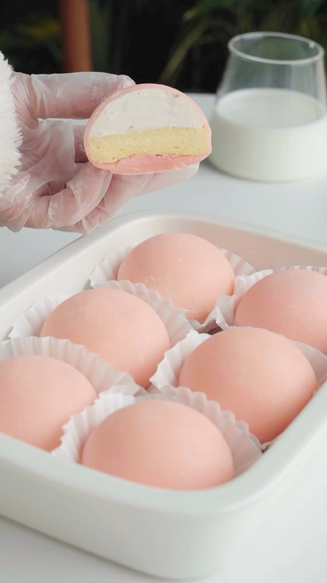 少女心爆棚的月亮蛋糕!糯叽叽的真好吃呀