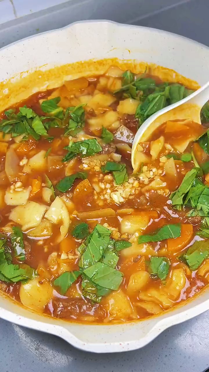 喜欢吃揪片子汤饭在家不会做的一定要按我这样做