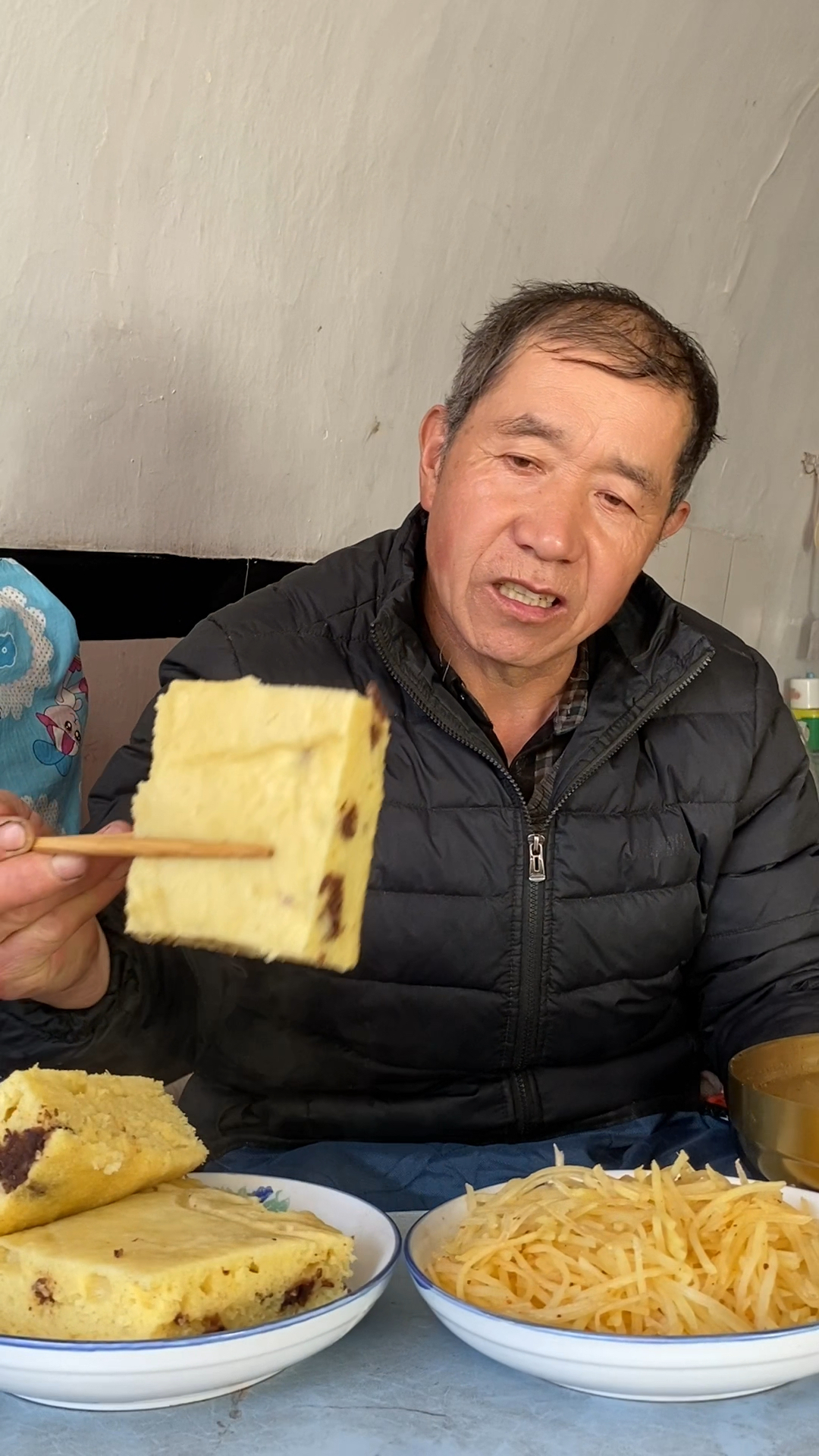 自制酸甜香软玉米馒头,再喝上一碗凉菜汤,儿时记忆的美味
