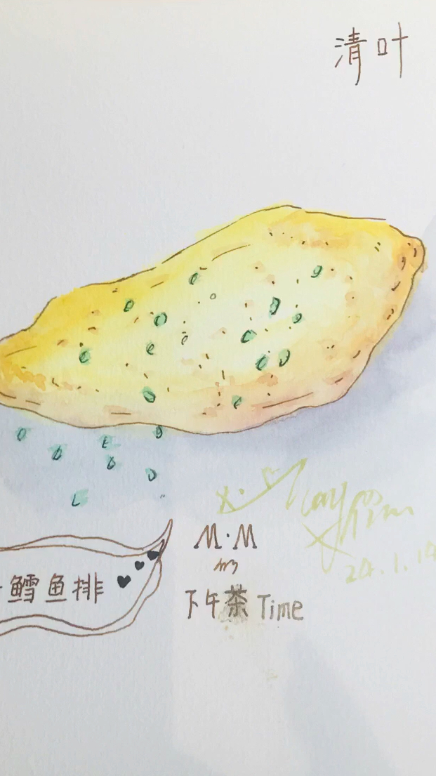 画画的日常 水彩手绘插画 写生