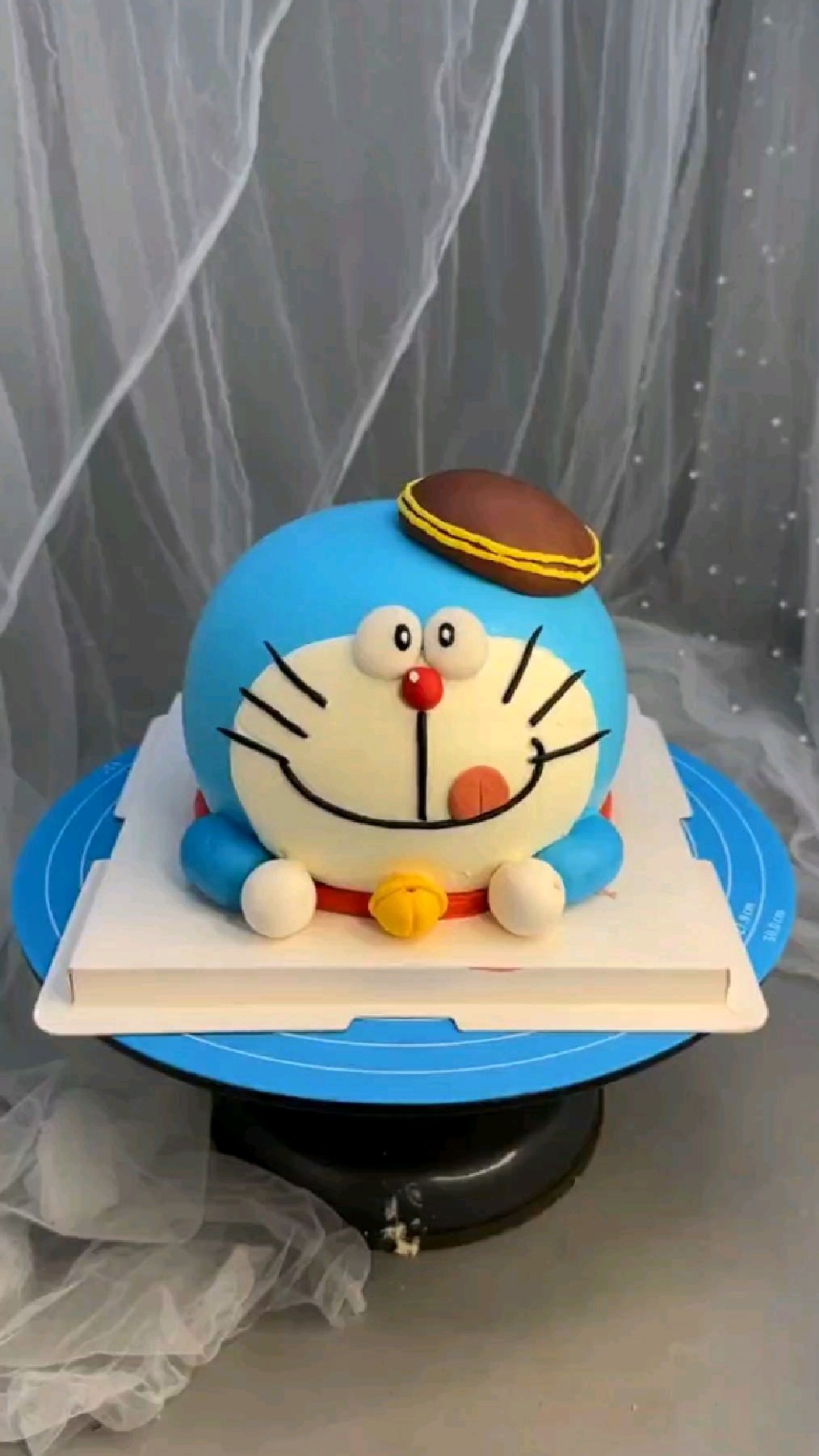 创意哆啦A梦蛋糕制作!