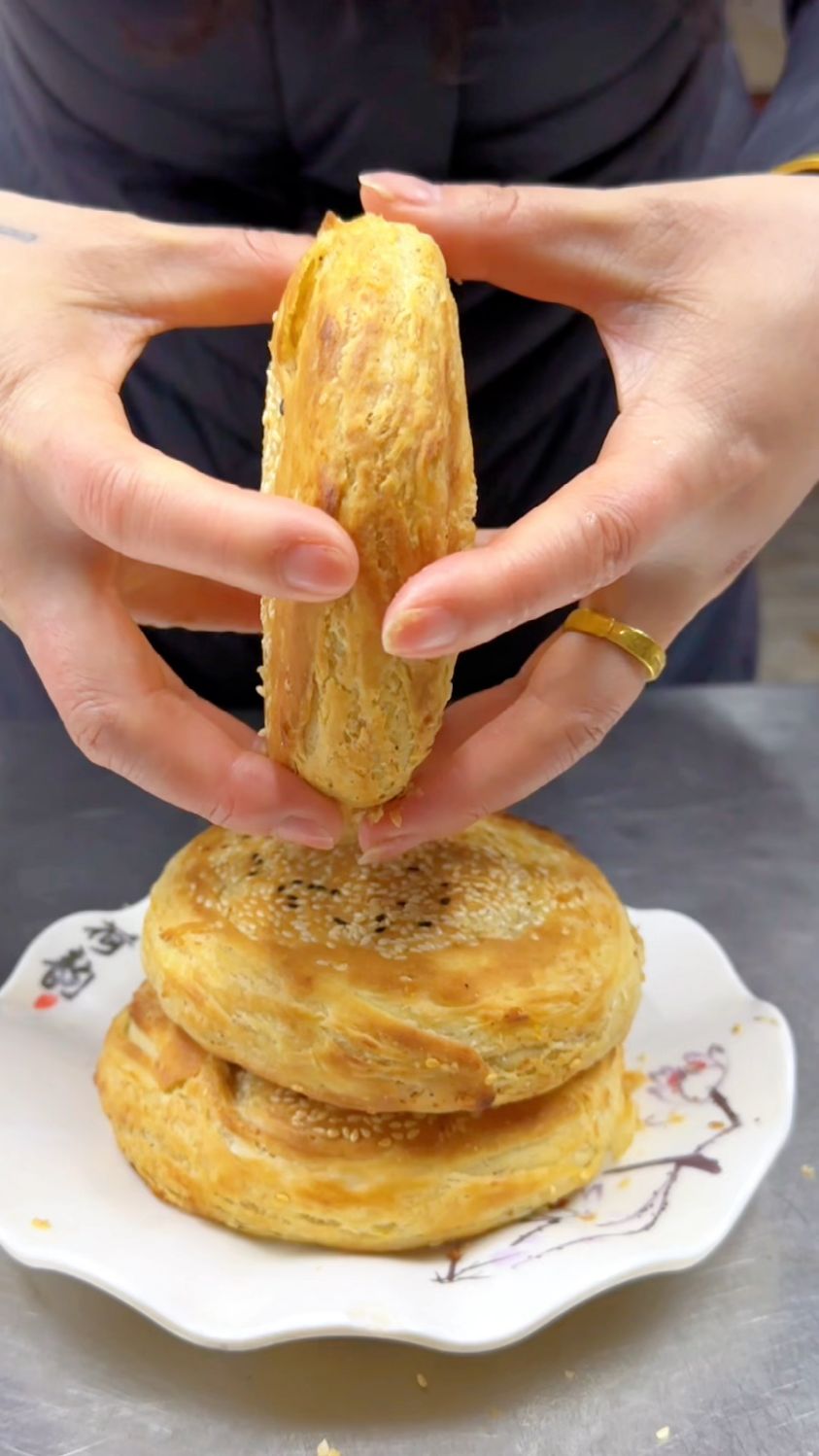 周口哪里教学香酥烧饼做法