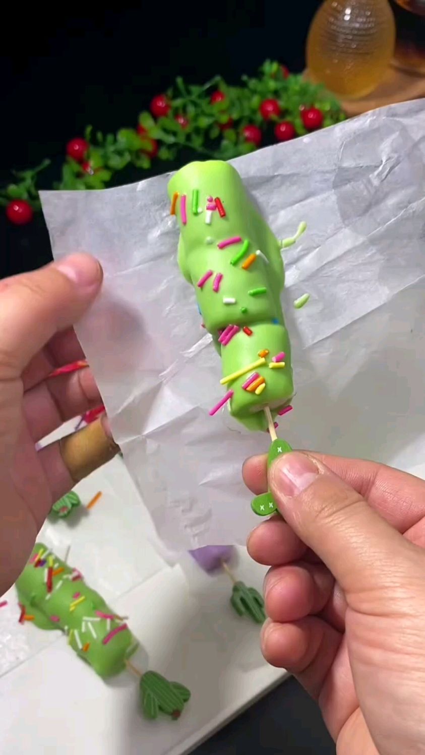 脆皮巧克力棉花糖,又做到了孩子们的心里