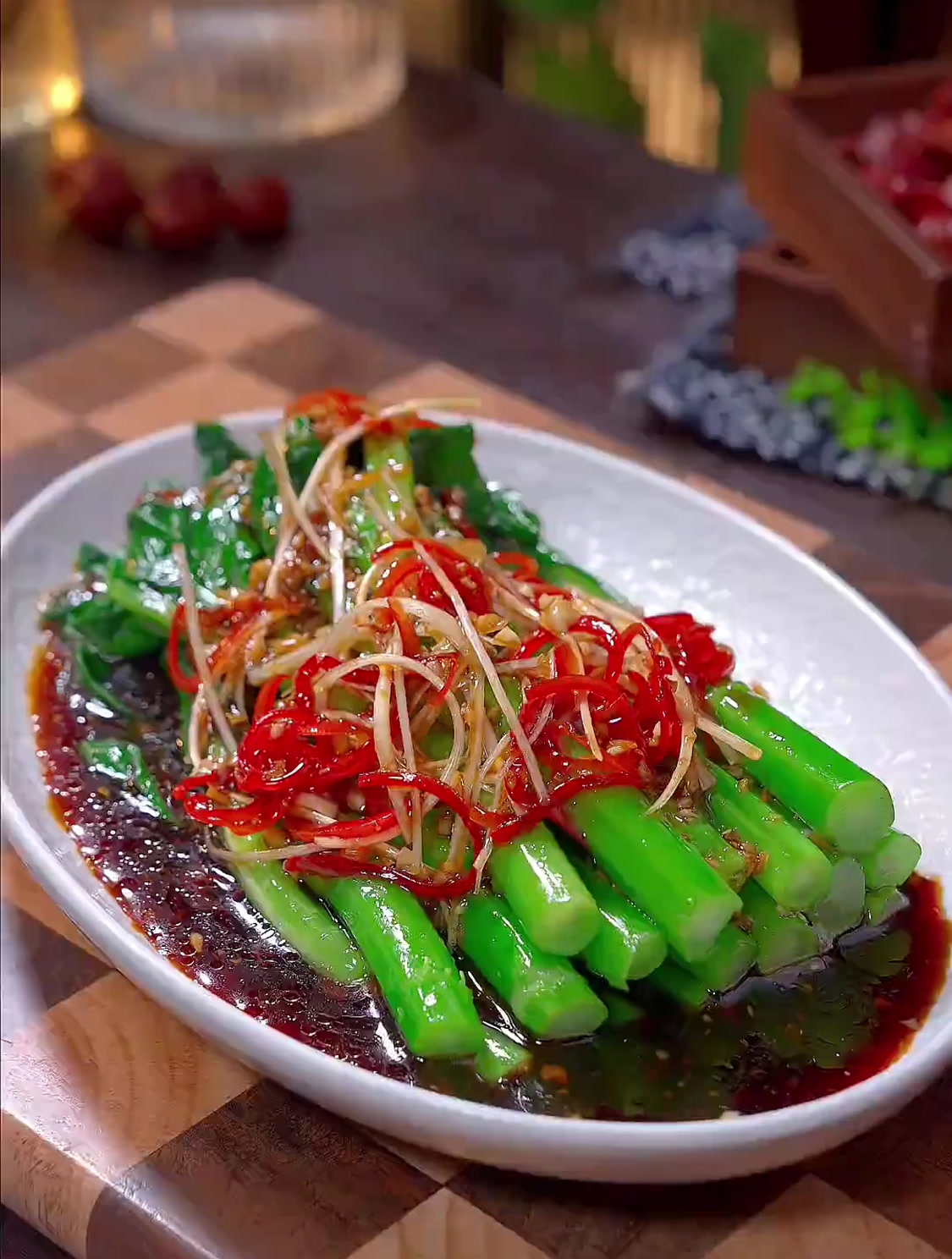 这道水煮青菜可比大鱼大肉好吃多了