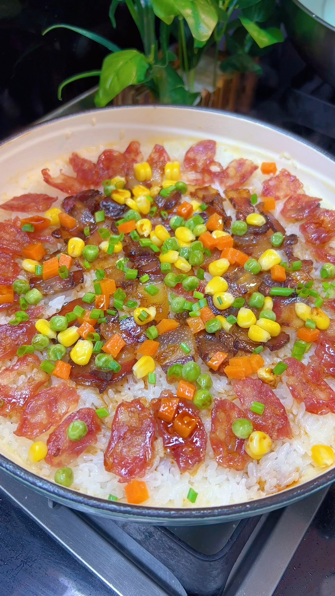 想吃广式腊味煲仔饭别去饭店了,原来在家做这么简单,好吃又美味