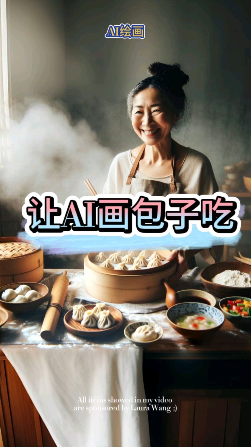 让AI画包子吃!最无价的还是奶奶包的!AI绘画故事汇