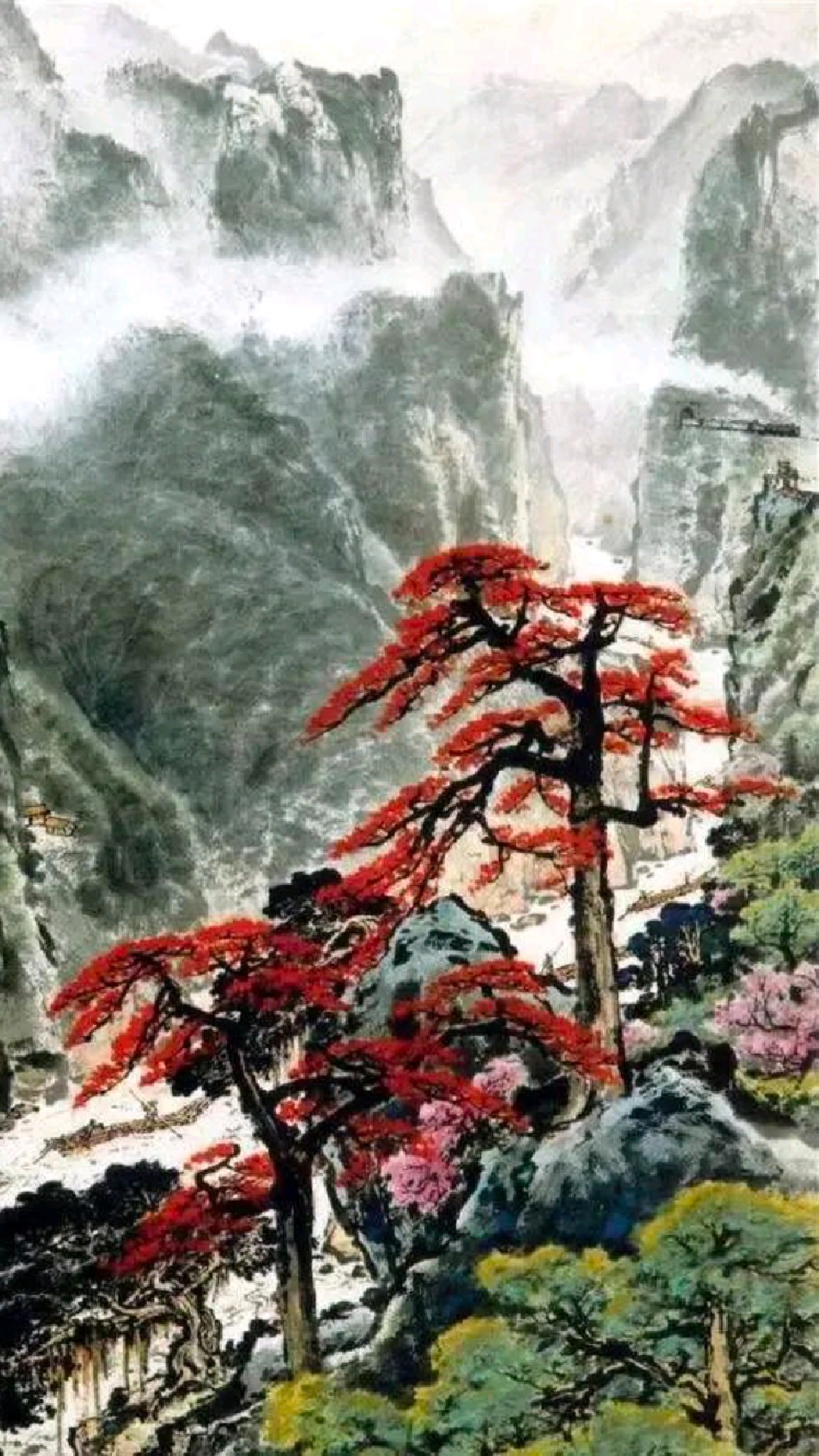 著名画家、岭南画派的代表人物关山月先生画作欣赏