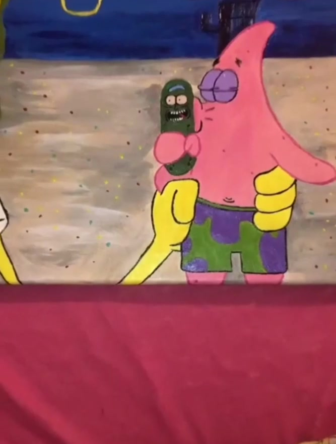 来画一只派大星