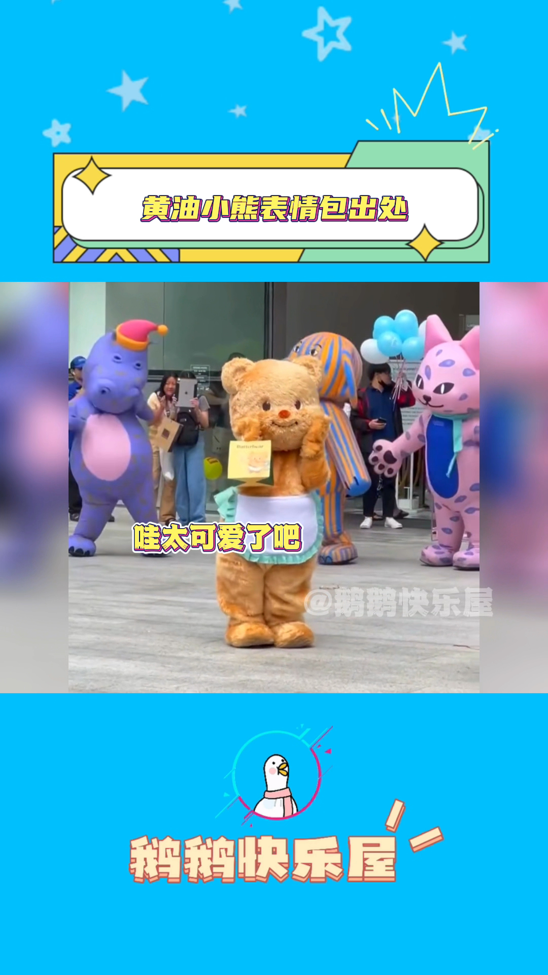 不允许还有人没有这个黄油小熊的表情包