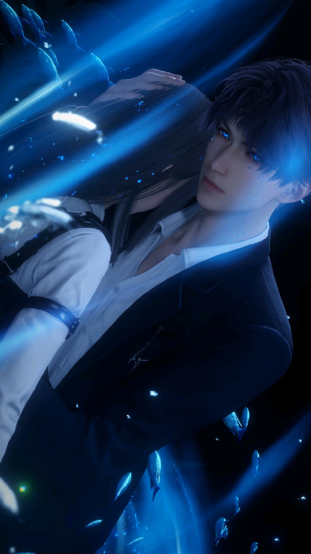 还以为不适应3D游戏,原来是没见过祁煜这样的男美人鱼