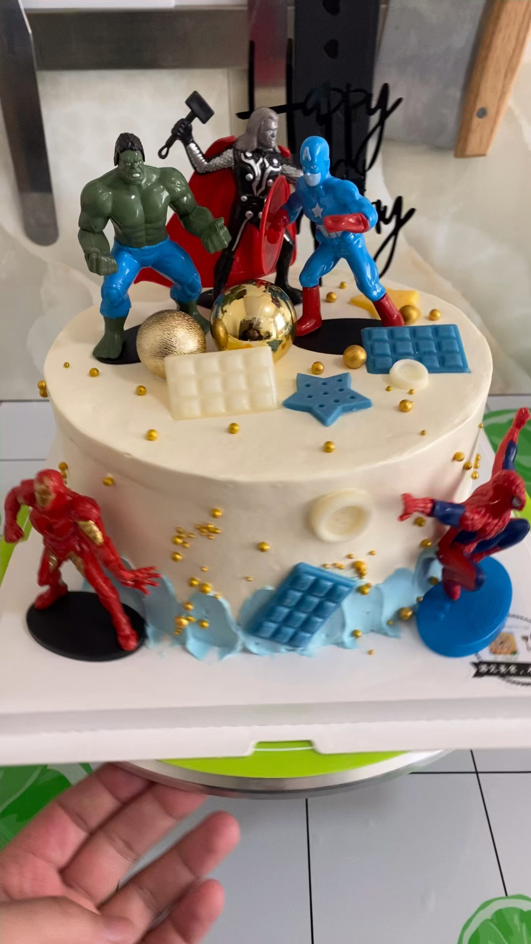 #不可抵抗的甜食#卡通蛋糕#复仇者联,男孩的最爱,喜欢吗?