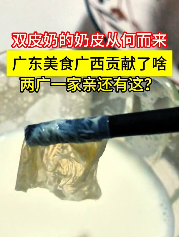 广东双皮奶怎么来的?奶皮为啥只用水牛奶?