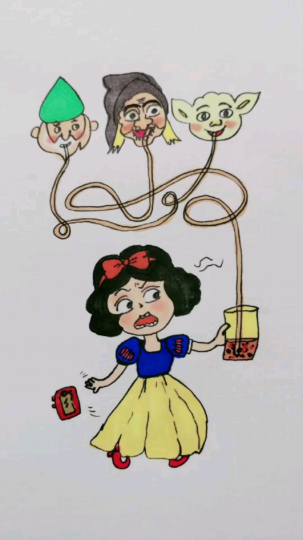 白雪公主的奶茶