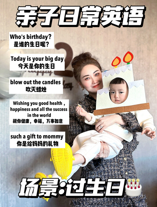 亲子英语173/过生日/ 用英语怎么说