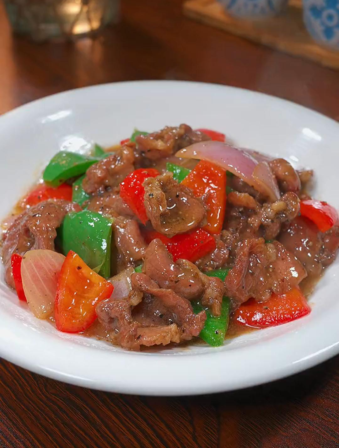 想吃黑椒肉片教你在家做,鲜香嫩滑,好吃还下饭