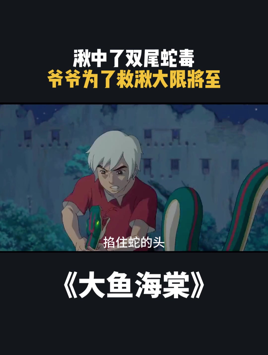 湫为救椿中了蛇毒,椿去找爷爷救湫
