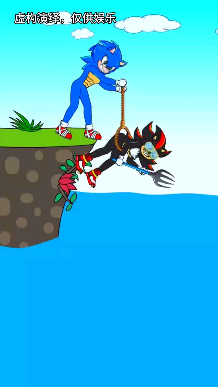 小红美人鱼让食人鱼们好好教训了一顿大黑