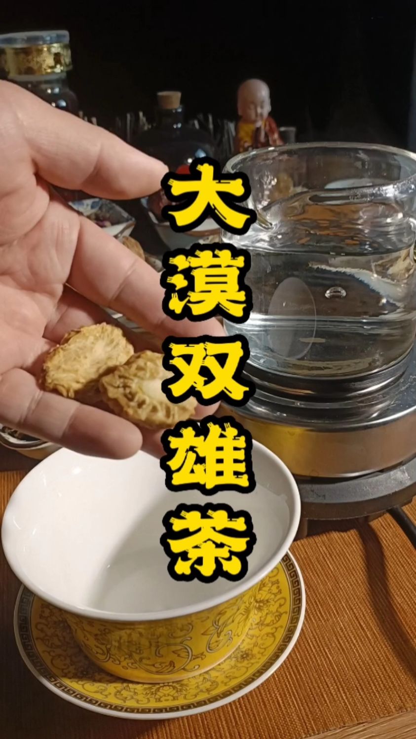 这才是肉苁蓉正确的泡水方法,泡一杯大漠双雄茶犒劳犒劳自己