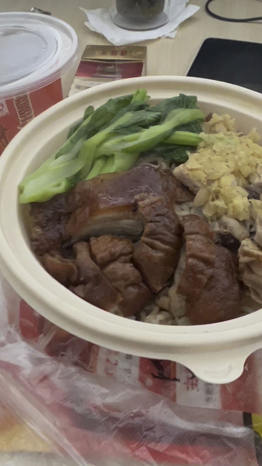 年前站好最后一班岗,中午来一份烤鸭白切鸡双拼