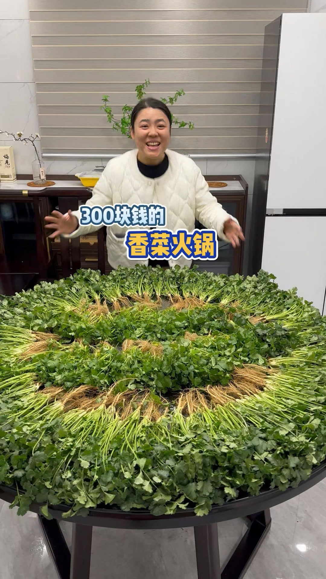 今晚300块钱给老婆安排一顿香菜火锅