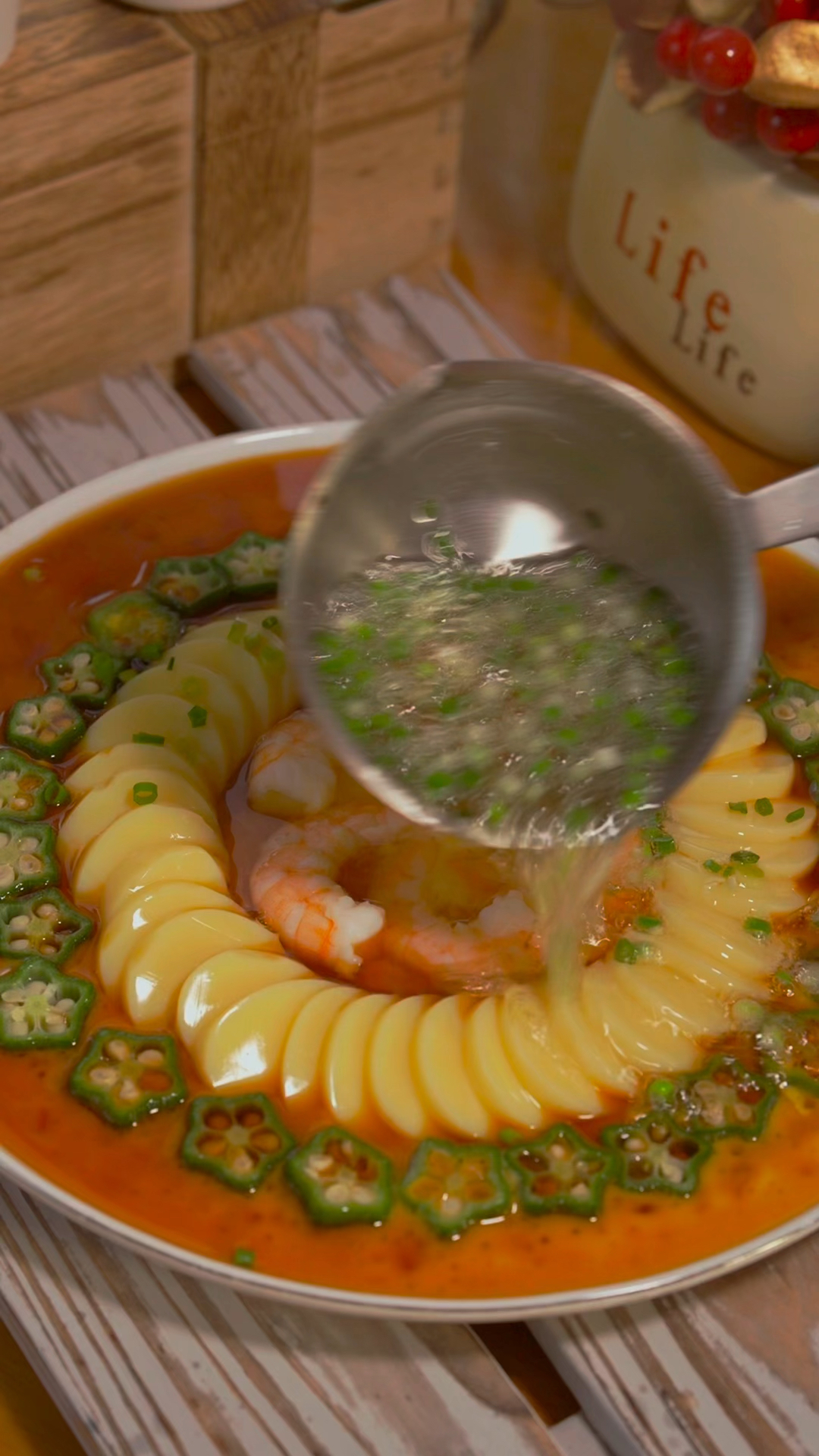 年夜饭第三道菜,玉子豆腐蒸蛋