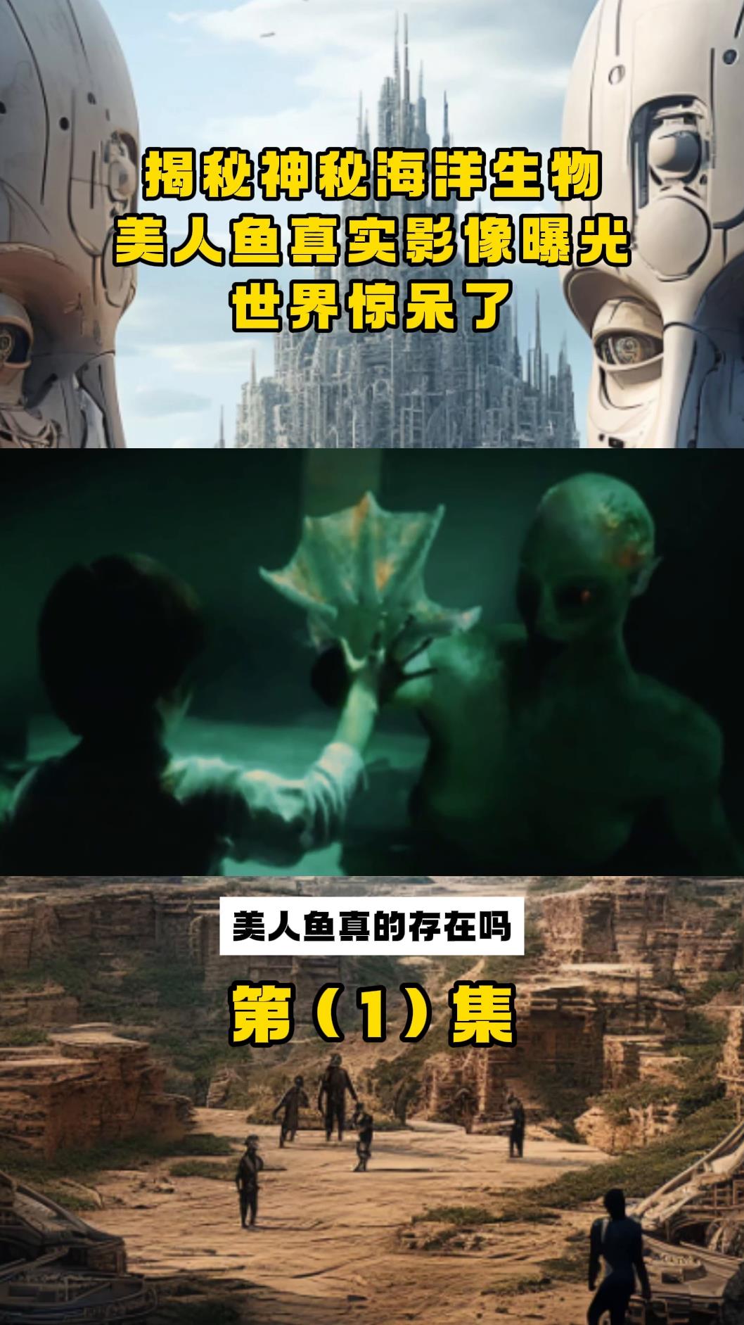 揭秘神秘海洋生物,美人鱼真实影像曝光,世界惊呆了