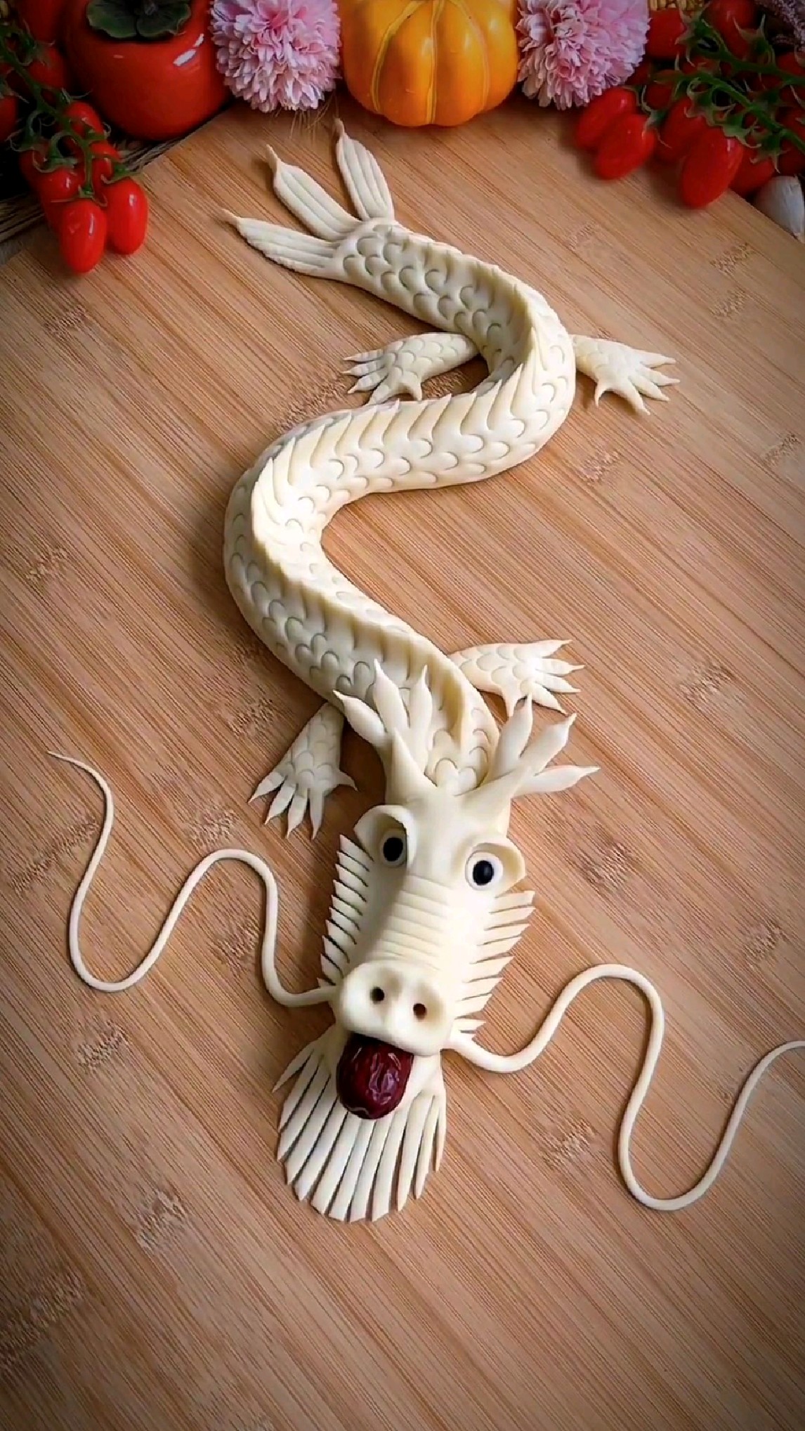 龙馒头做法,祝大家龙年大吉,花式馒头做法