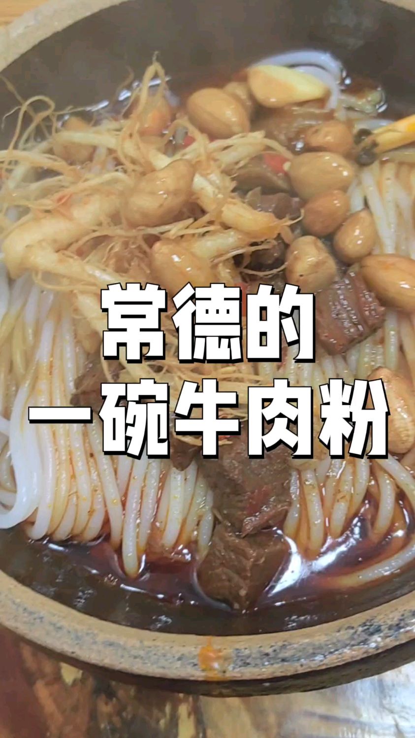 常德的一碗牛肉粉