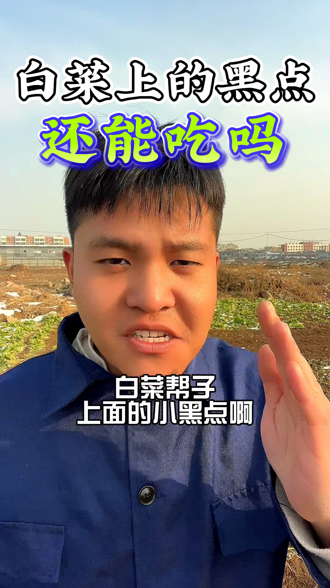 白菜帮子上的小黑点怎么回事,还能吃吗