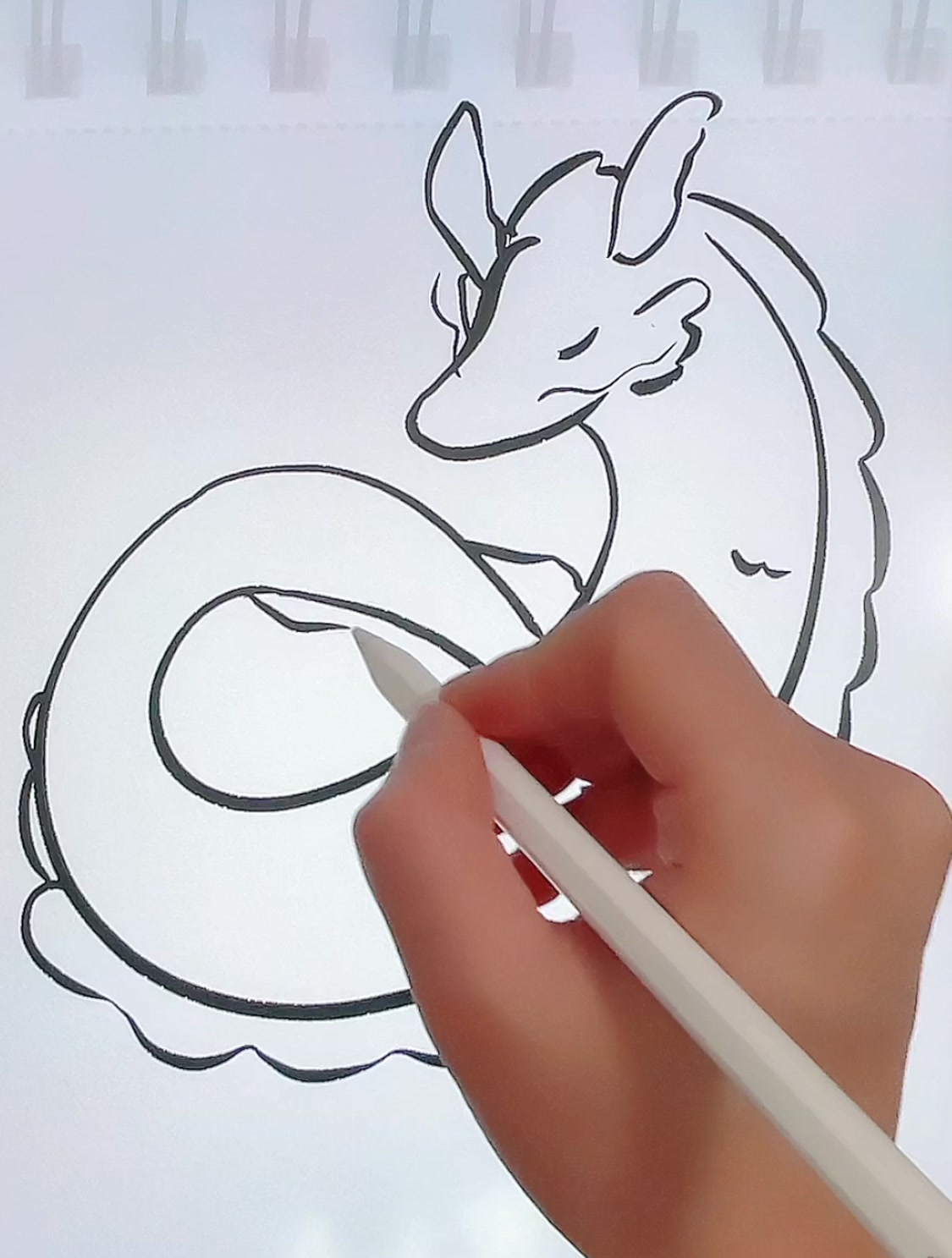 龙年简笔画,怎么画中国龙,简单又好学的龙年新年简笔画啦