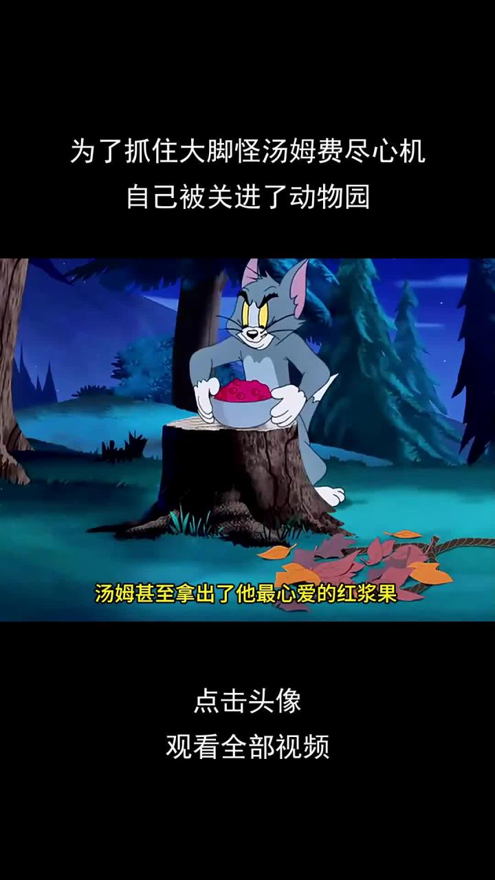 为了抓住大脚怪汤姆费尽心机,自己被关进了动物园