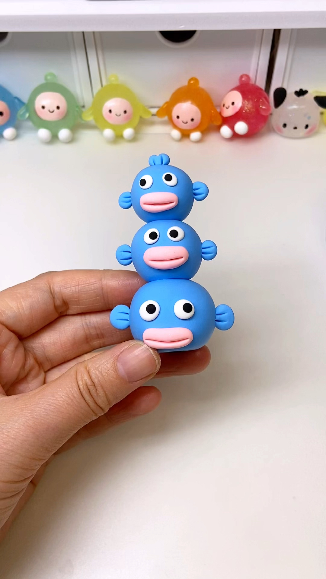 粘土小丑鱼叠叠乐