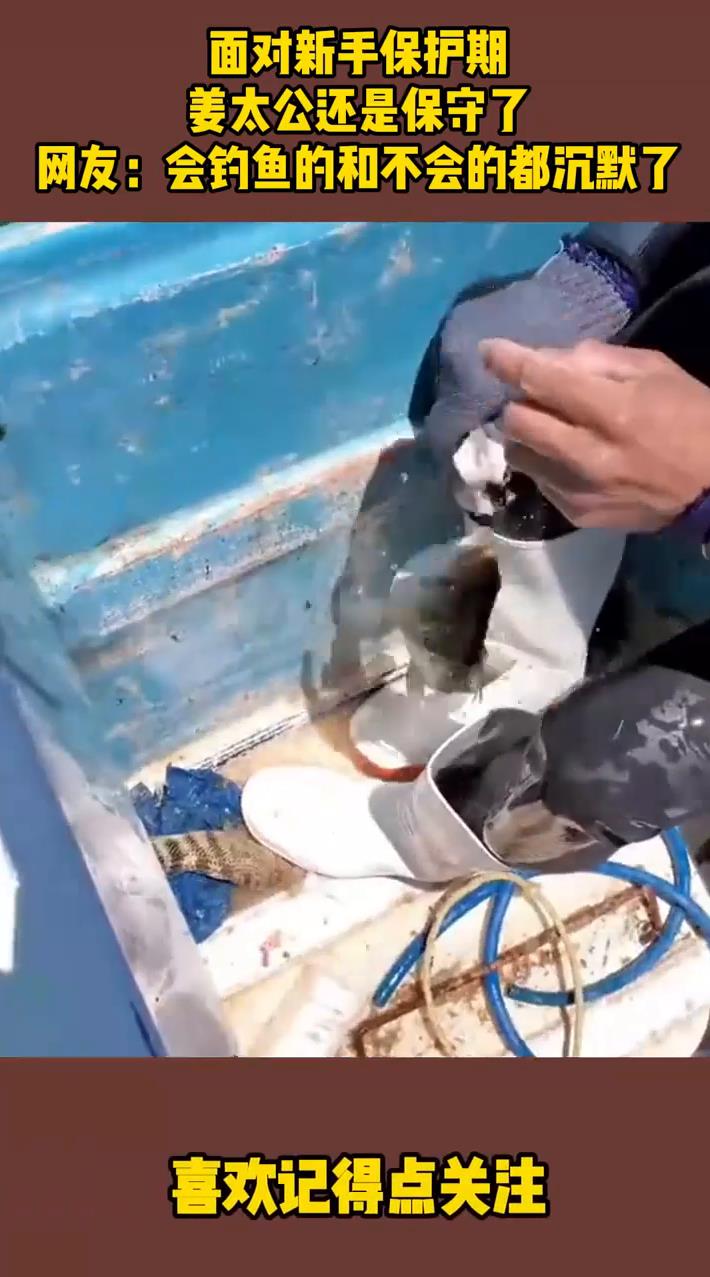 面对新手保护期,姜太公保守了,网友:会钓鱼的和不会的都沉默了