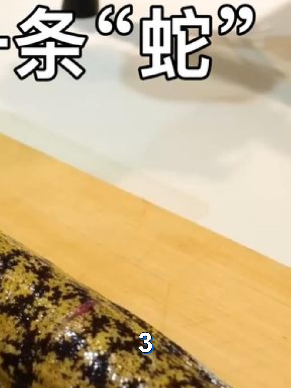 小伙出海钓到超大海鳗,娴熟处理后做成凉拌海鳗,口感Q弹诱人!3