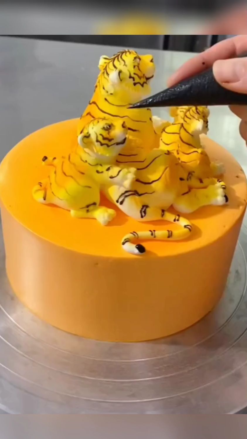 奶油裱花,十二生肖之虎