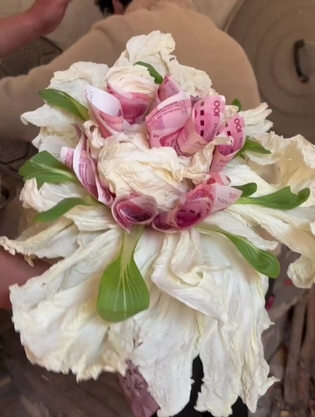 白菜花自己家里地里种的实惠