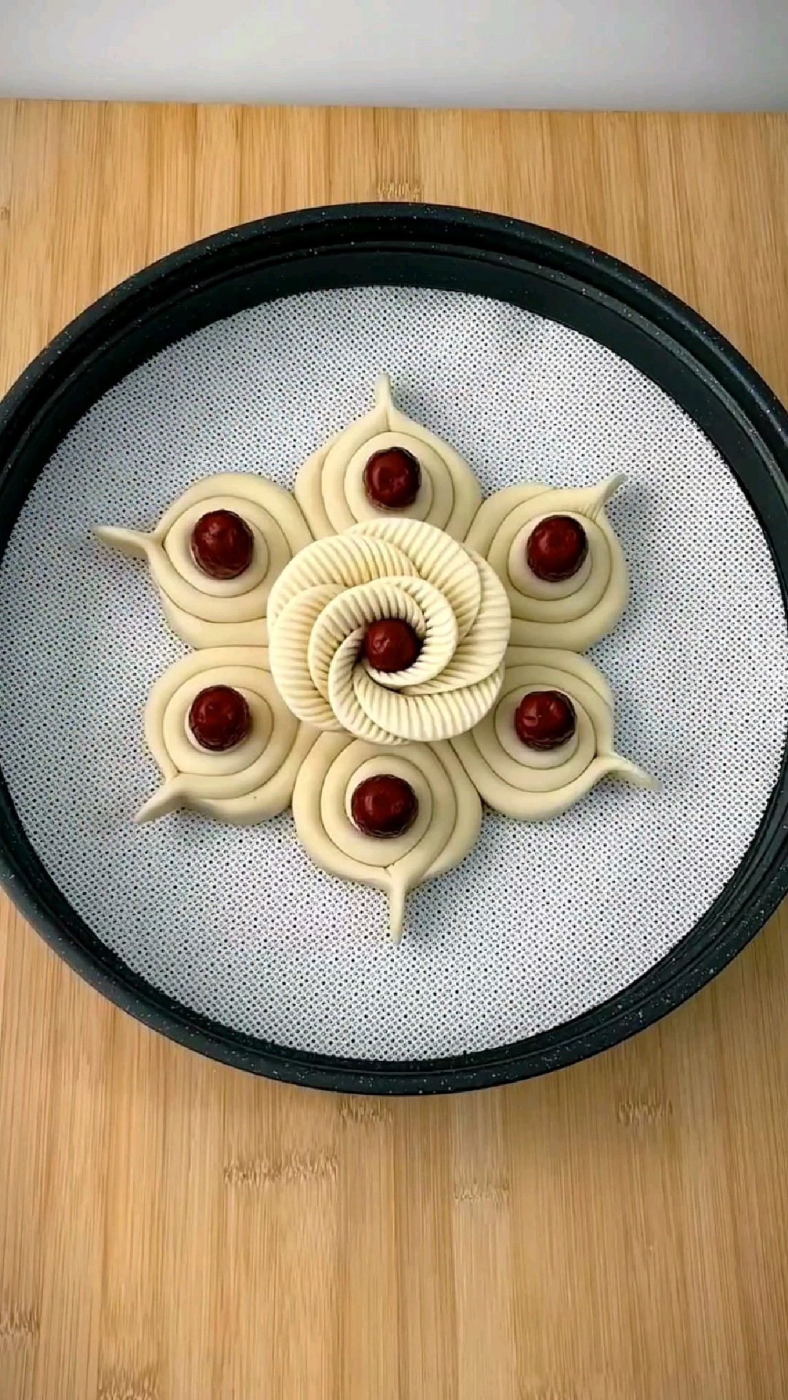 面食这样做,真的很漂亮# 枣花馍